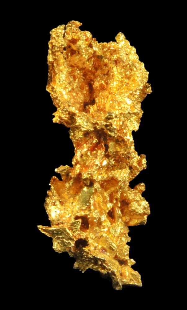 Gold from Harvard Mine, Jamestown District, Tuolumne County, California