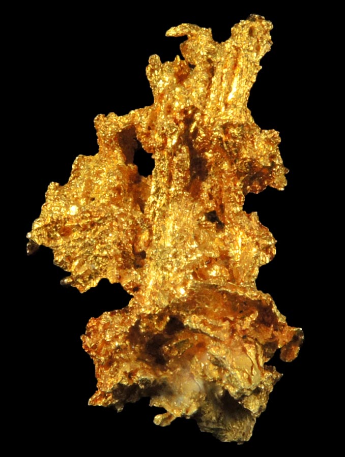 Gold from Harvard Mine, Jamestown District, Tuolumne County, California