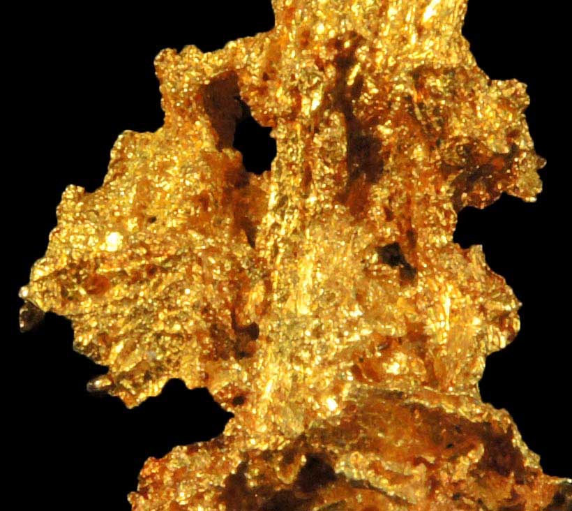 Gold from Harvard Mine, Jamestown District, Tuolumne County, California