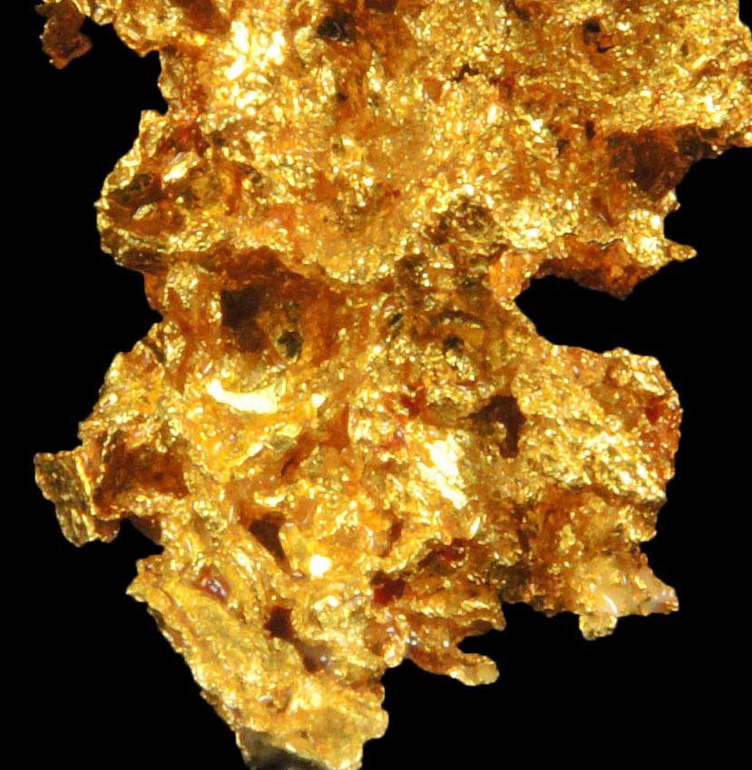 Gold from Harvard Mine, Jamestown District, Tuolumne County, California