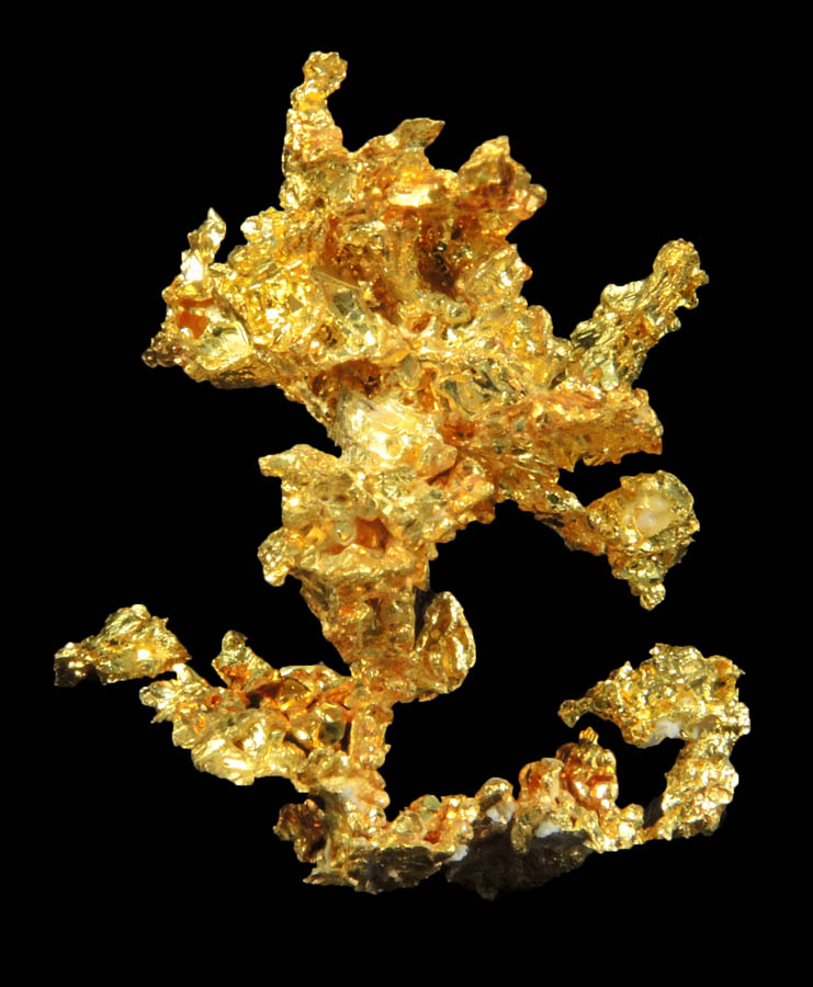 Gold from Eagle's Nest Mine, Michigan Bluff District, Placer County, California