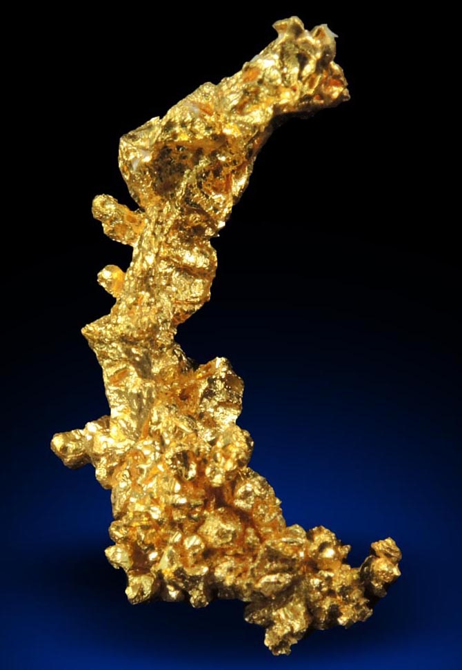 Gold from Eagle's Nest Mine, Michigan Bluff District, Placer County, California