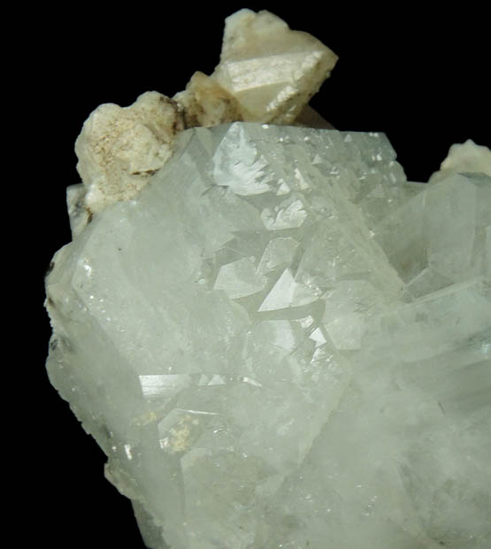 Apophyllite on Datolite from Millington Quarry, Bernards Township, Somerset County, New Jersey