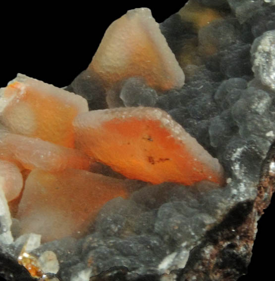 Wulfenite with Hemimorphite coating from Finch Mine, north of Hayden, Banner District, Gila County, Arizona