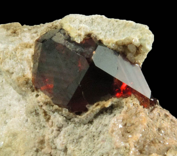 Spessartine Garnet from Ruby Mountain, Nathrop, Chaffee County, Colorado