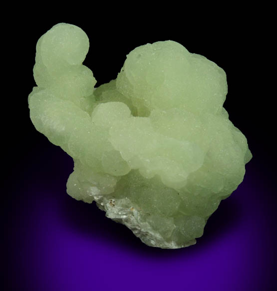 Prehnite over Calcite from Millington Quarry, Bernards Township, Somerset County, New Jersey