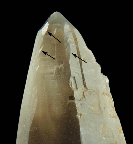 Quartz var. Smoky Quartz (Dauphin Law Twinned) from Lake George District, Park County, Colorado