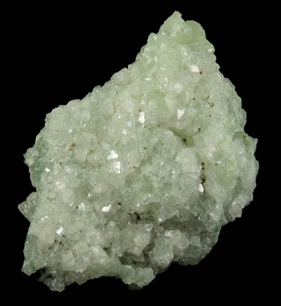 Apophyllite over Prehnite pseudomorphs after Anhydrite from Millington Quarry, Bernards Township, Somerset County, New Jersey