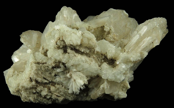 Stilbite with Laumontite from Upper New Street Quarry, Paterson, Passaic County, New Jersey
