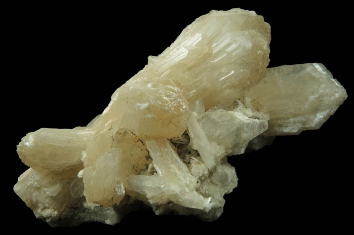 Stilbite with Laumontite from Upper New Street Quarry, Paterson, Passaic County, New Jersey