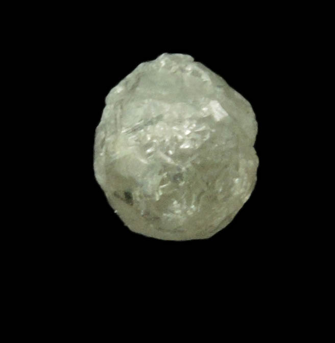 Diamond (0.98 carat gray complex rough diamond) from Northern Cape Province, South Africa