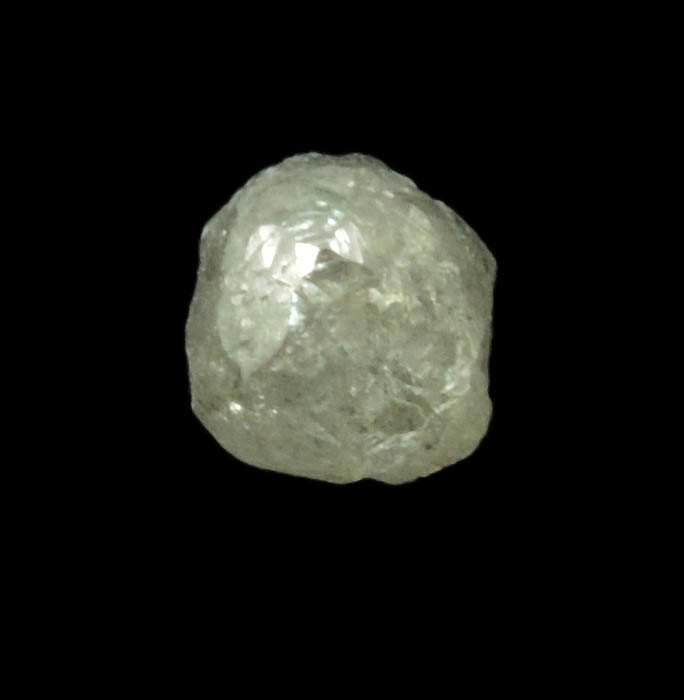 Diamond (0.98 carat gray complex rough diamond) from Northern Cape Province, South Africa