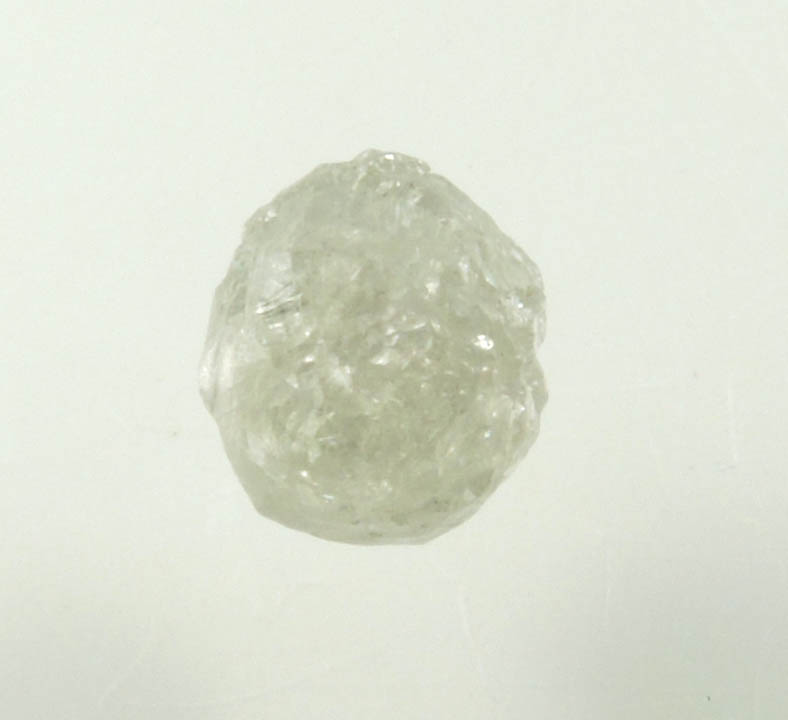 Diamond (0.98 carat gray complex rough diamond) from Northern Cape Province, South Africa