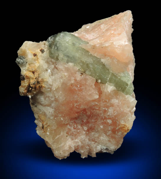 Fluorapatite in Calcite from Otter Lake, Pontiac County, Qubec, Canada