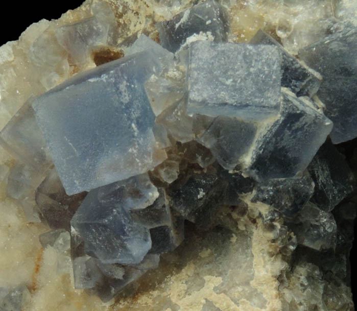 Fluorite on Quartz from Blanchard Mine, Hansonburg District, 8.5 km south of Bingham, Socorro County, New Mexico