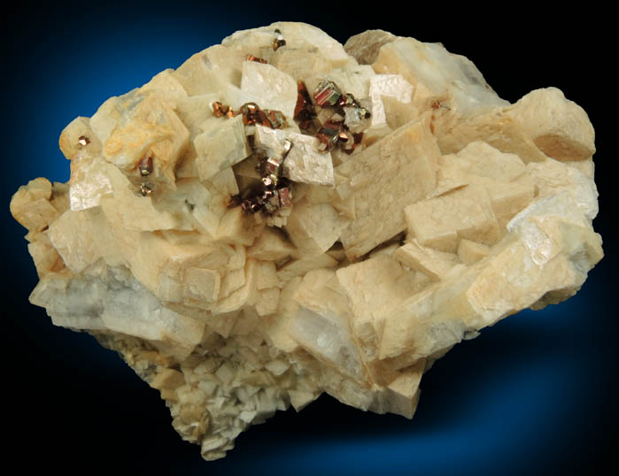 Pyrite on Dolomite from Eagle Mine, Gilman District, Eagle County, Colorado