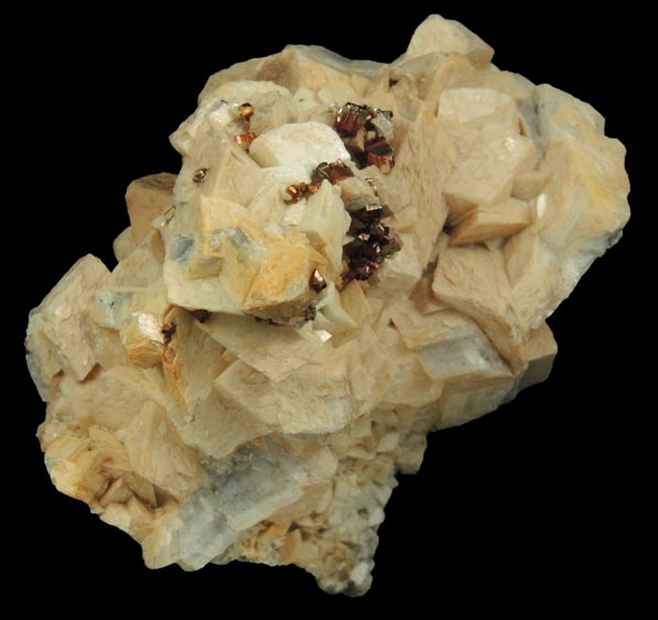 Pyrite on Dolomite from Eagle Mine, Gilman District, Eagle County, Colorado