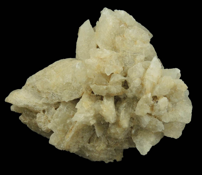 Gypsum pseudomorphs after Glauberite from Camp Verde Mine, Yavapai County, Arizona