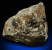 Pyrolusite on Quartz from Taylor Mine,  Alberta, Baraga County, Michigan