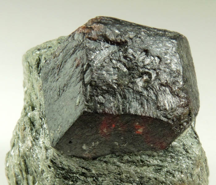 Almandine Garnet from Green's Farm, 750 m. ESE of Roxbury Falls, Roxbury, New Haven County, Connecticut