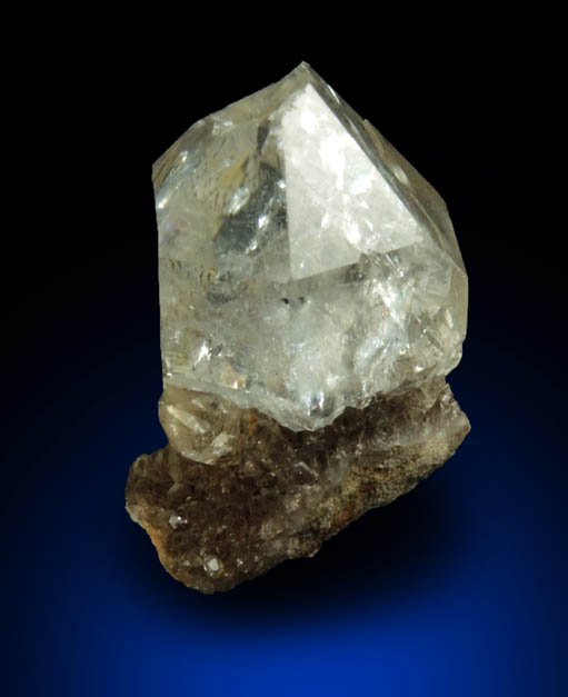 Quartz var. Herkimer Diamonds on drusy Herkimer Diamonds from Middleville, Herkimer County, New York