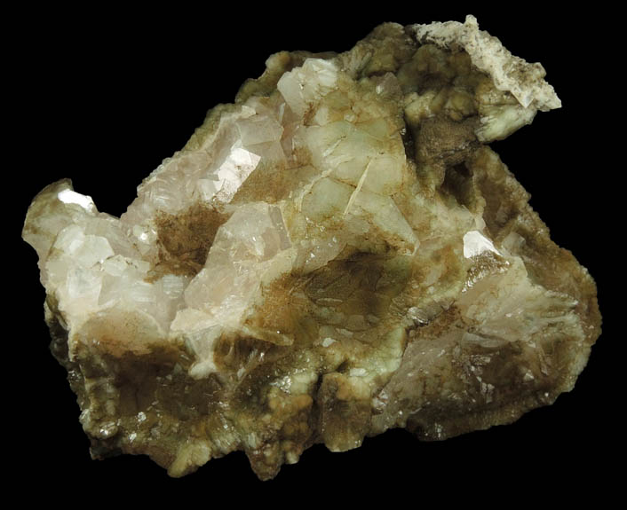 Apophyllite with Chlorite inclusions from Millington Quarry, Bernards Township, Somerset County, New Jersey