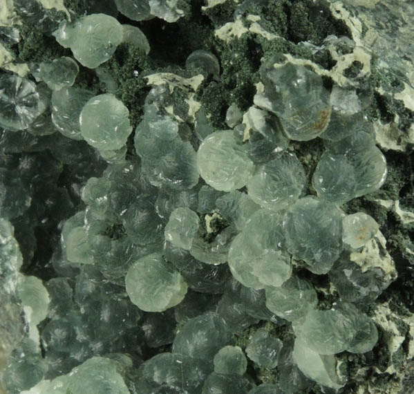 Prehnite with Pumpellyite(?) from O and G Industries Southbury Quarry, Southbury, New Haven County, Connecticut