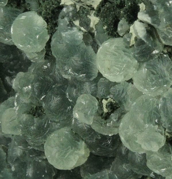 Prehnite with Pumpellyite(?) from O and G Industries Southbury Quarry, Southbury, New Haven County, Connecticut