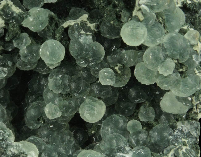 Prehnite with Pumpellyite(?) from O and G Industries Southbury Quarry, Southbury, New Haven County, Connecticut