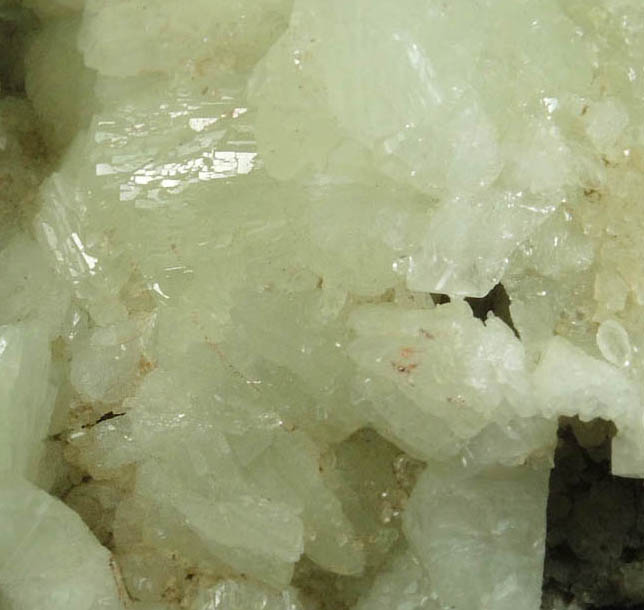 Datolite with Calcite and Apophyllite from Millington Quarry, State Pit, Bernards Township, Somerset County, New Jersey