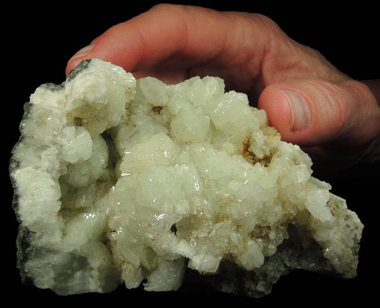Datolite with Calcite and Apophyllite from Millington Quarry, State Pit, Bernards Township, Somerset County, New Jersey