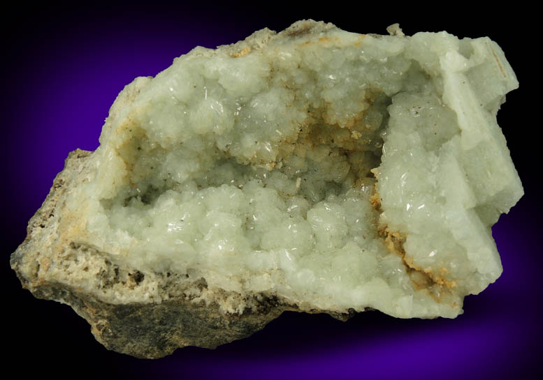 Datolite, Calcite, Pyrite with pseudomorphs after Anhydrite from Millington Quarry, Bernards Township, Somerset County, New Jersey