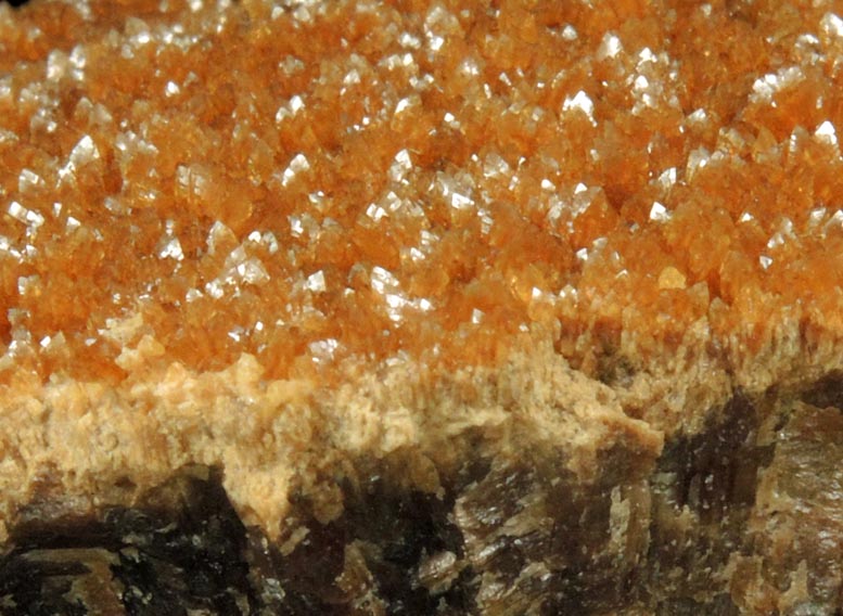 Calcite on Calcite from Oskaloosa area coal mines, Mahaska County, Iowa