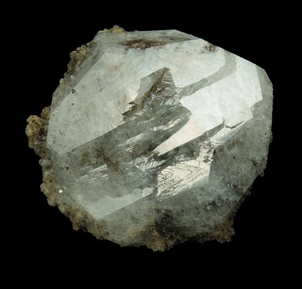 Analcime with Calcite from Millington Quarry, Bernards Township, Somerset County, New Jersey