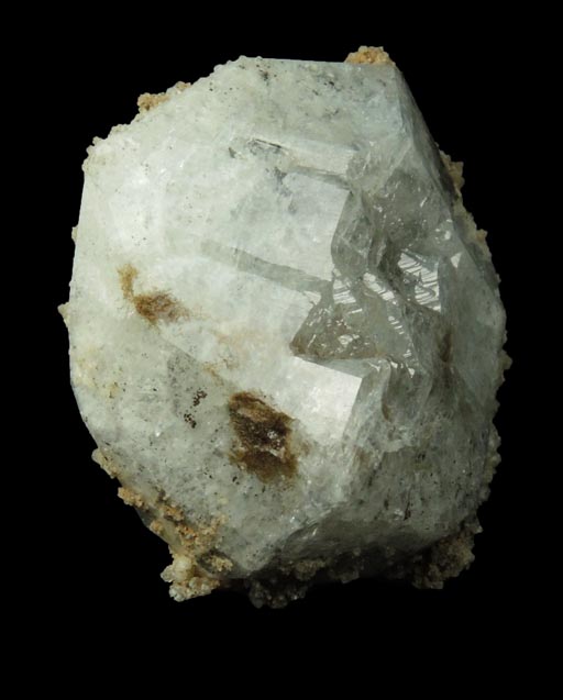 Analcime with Calcite from Millington Quarry, Bernards Township, Somerset County, New Jersey