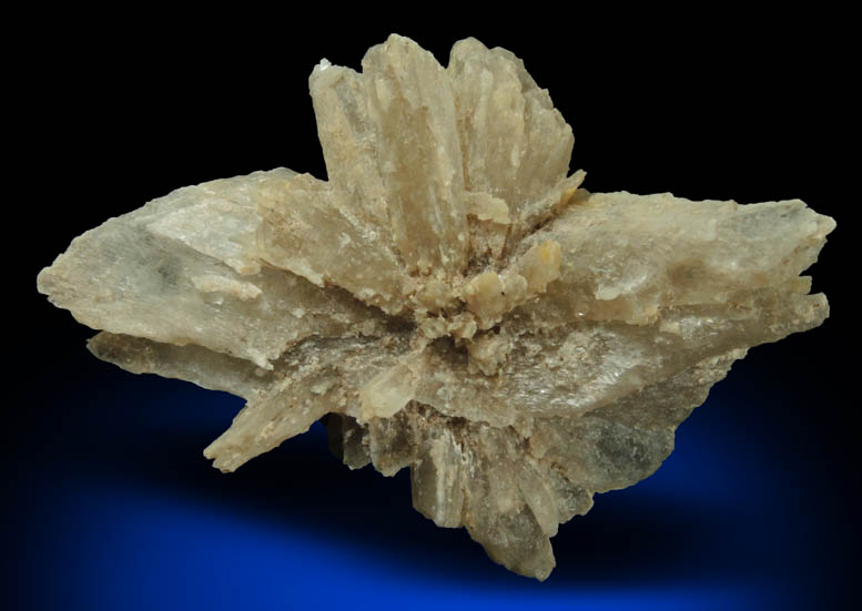 Gypsum from Paint Mines shale formation, south of Calhan, El Paso County, Colorado