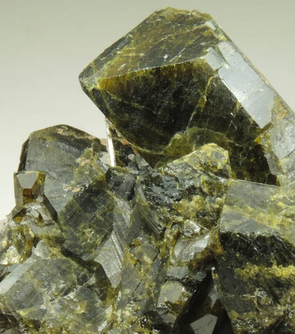 Epidote from Calumet Mine, 12 km NNE of Salida, Chaffee County, Colorado