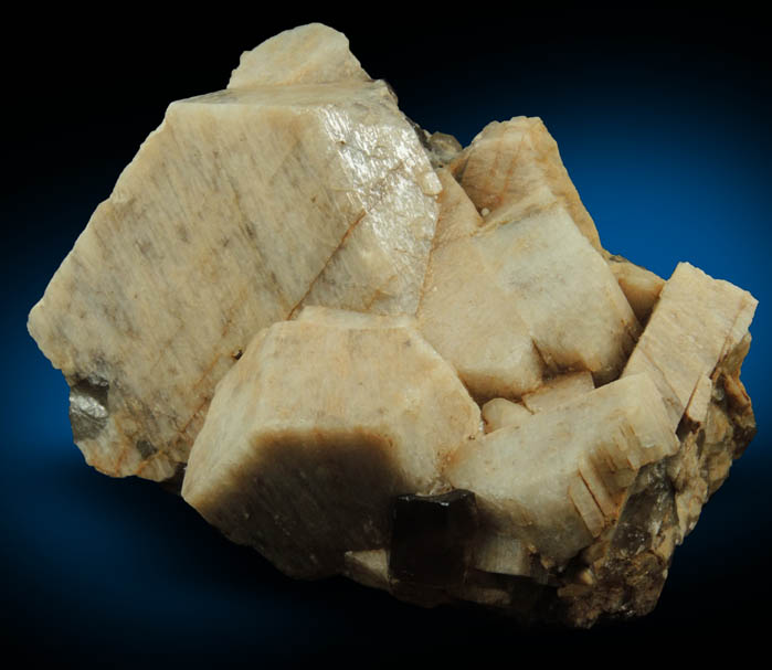 Microcline with Smoky Quartz from Mile Hi Rock and Mineral Society (RAMS) Claim, Lake George District, Park County, Colorado