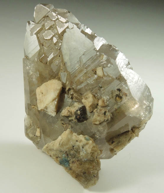 Quartz var. Smoky Quartz from North Moat Mountain, Bartlett, Carroll County, New Hampshire