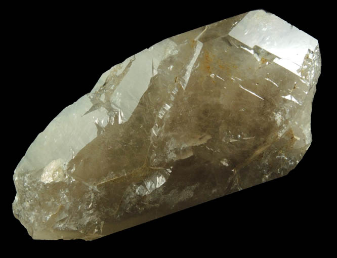 Quartz var. Smoky Quartz from North Moat Mountain, Bartlett, Carroll County, New Hampshire