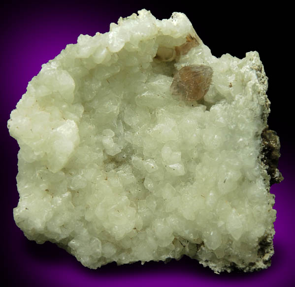 Calcite on Datolite from Millington Quarry, Bernards Township, Somerset County, New Jersey