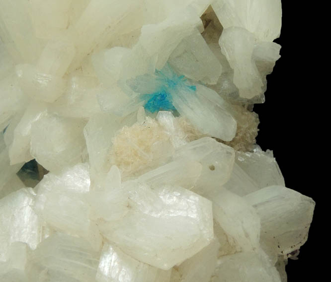 Stilbite with Cavansite from Wagholi Quarry, Maharashtra, India