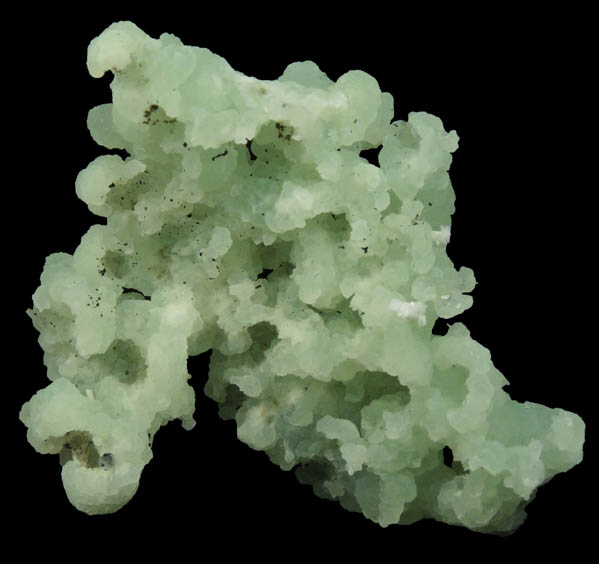 Prehnite pseudomorphs after Anhydrite with Laumontite from Upper New Street Quarry, Paterson, Passaic County, New Jersey