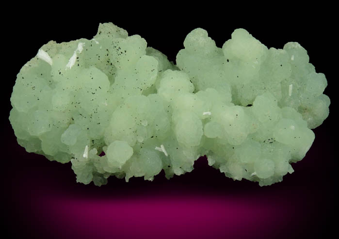 Prehnite pseudomorphs after Anhydrite with Laumontite from Upper New Street Quarry, Paterson, Passaic County, New Jersey