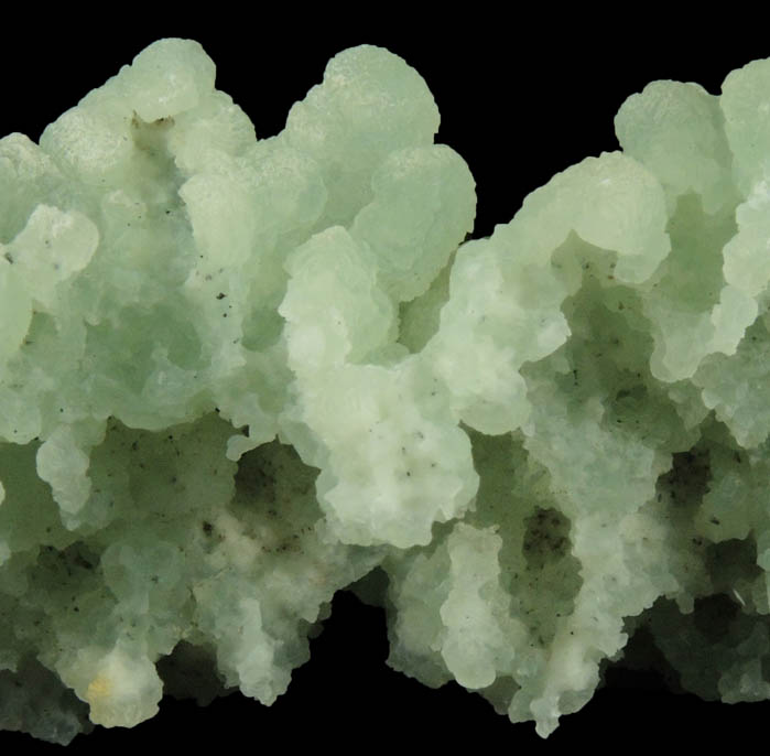 Prehnite pseudomorphs after Anhydrite with Laumontite from Upper New Street Quarry, Paterson, Passaic County, New Jersey