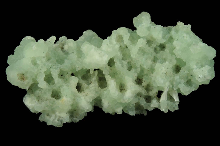 Prehnite pseudomorphs after Anhydrite with Laumontite from Upper New Street Quarry, Paterson, Passaic County, New Jersey