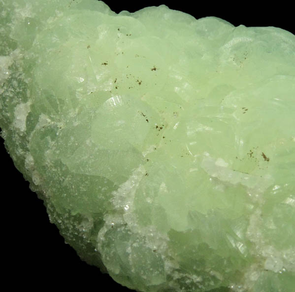 Prehnite from Millington Quarry, Bernards Township, Somerset County, New Jersey