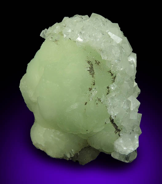 Prehnite with Apophyllite from Millington Quarry, Bernards Township, Somerset County, New Jersey