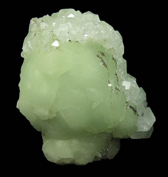 Prehnite with Apophyllite from Millington Quarry, Bernards Township, Somerset County, New Jersey