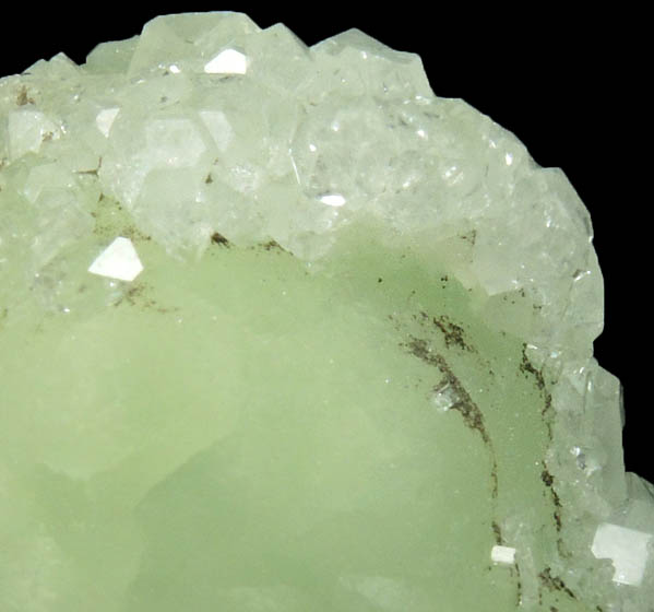 Prehnite with Apophyllite from Millington Quarry, Bernards Township, Somerset County, New Jersey